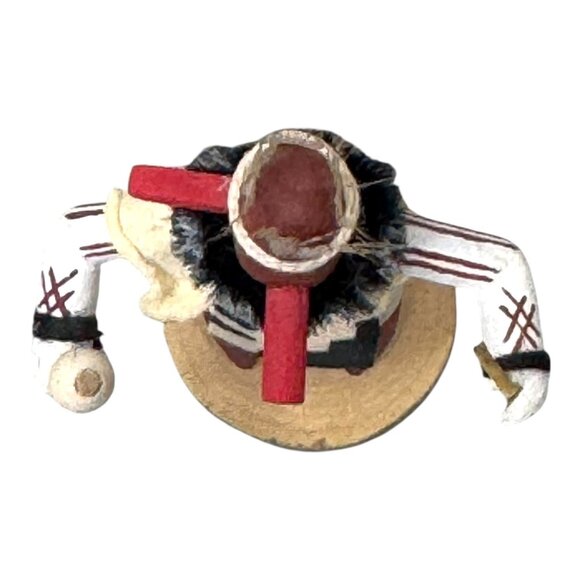 Hopi Mustard Greens S. Cerno Kachina Doll Collectible Native American Art READ - Picture 8 of 8